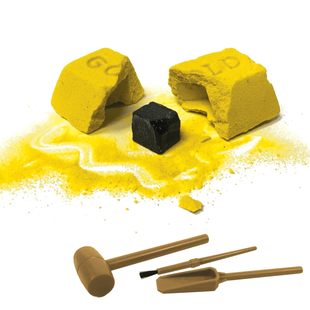 Schylling Science Excavation Kits Chip Away Gold Bar