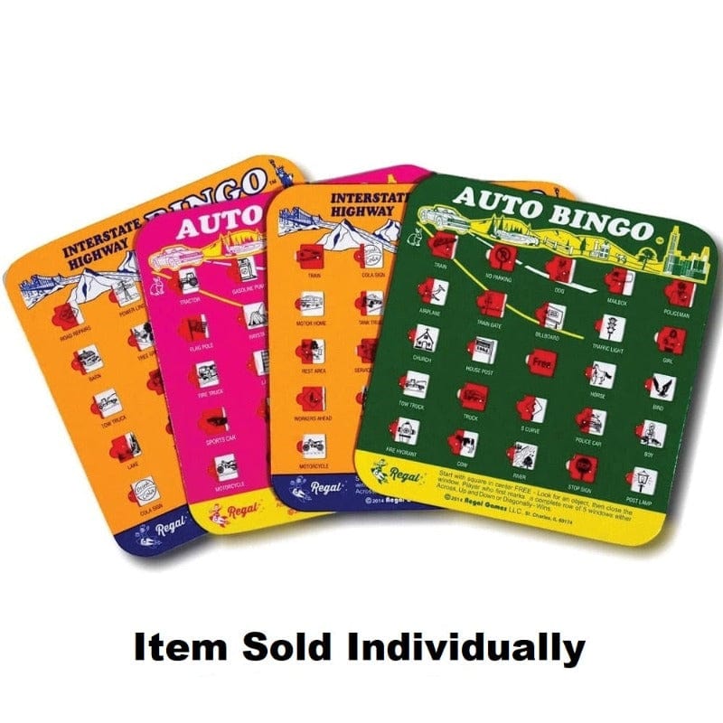 Schylling Travel Games Travel Bingo (Assorted Styles)