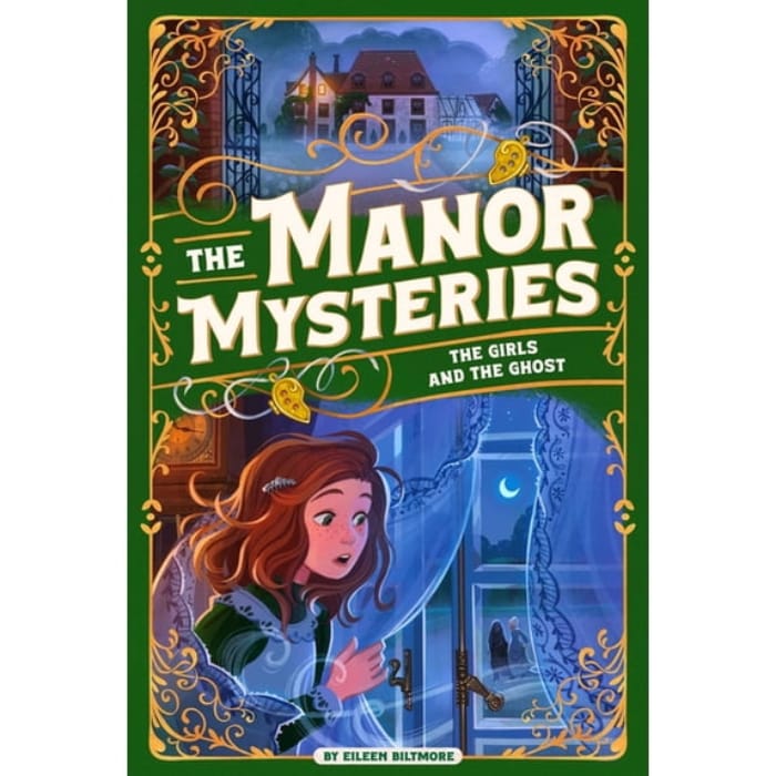 Simon and Schuster Hardcover Books The Manor Mysteries: The Girls and the Ghost (Book #2)
