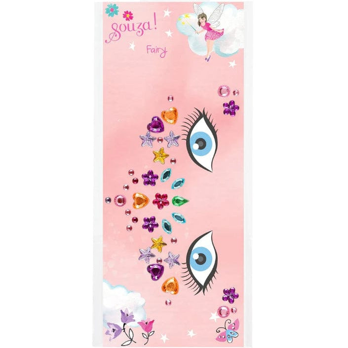 Souza Dress Up Accessories Fairy Face Jewels - Pink