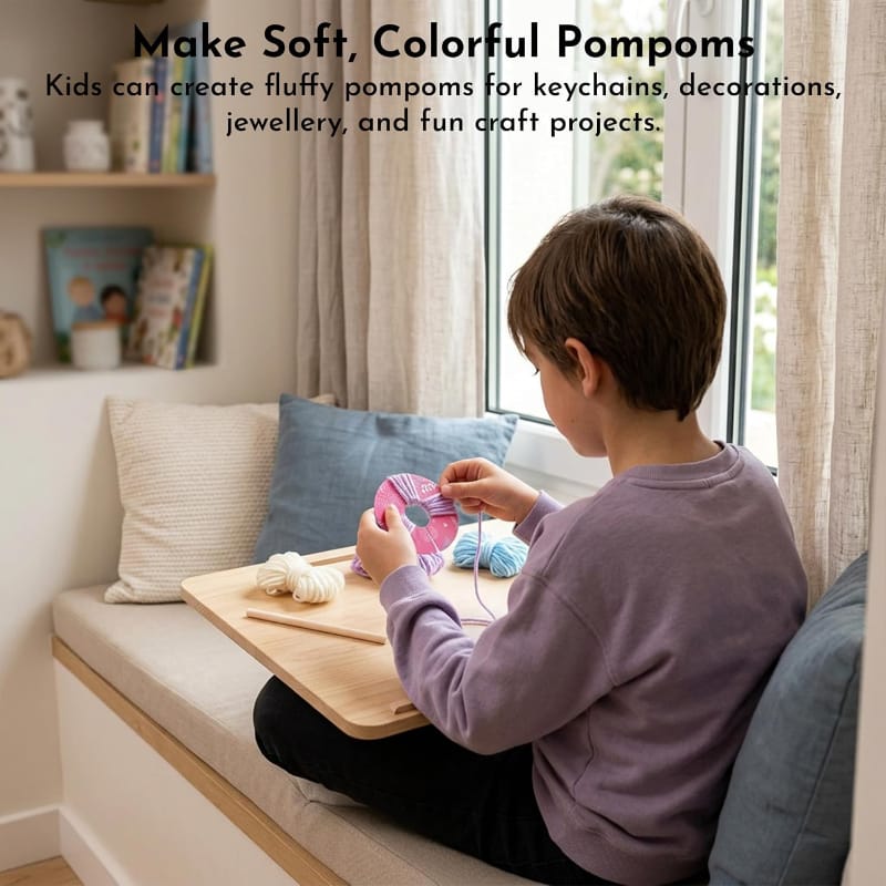 Speedy Monkey Art & Craft Activity Kits Lovely Box Pompom Kit