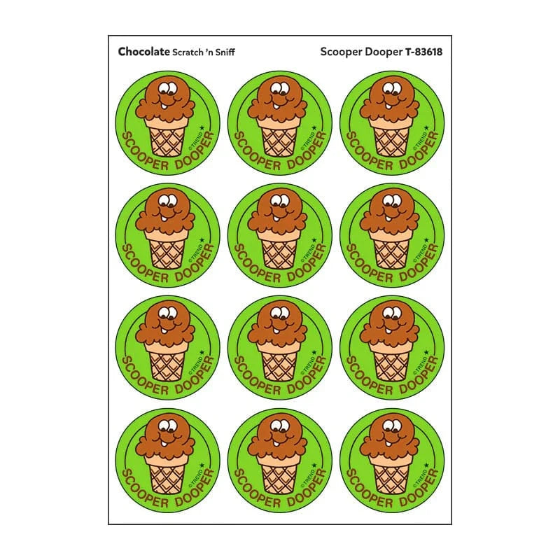 Stinky Stickers Scented Stickers Default Scratch n Sniff Stickers - Scooper Dooper (Chocolate Scent)