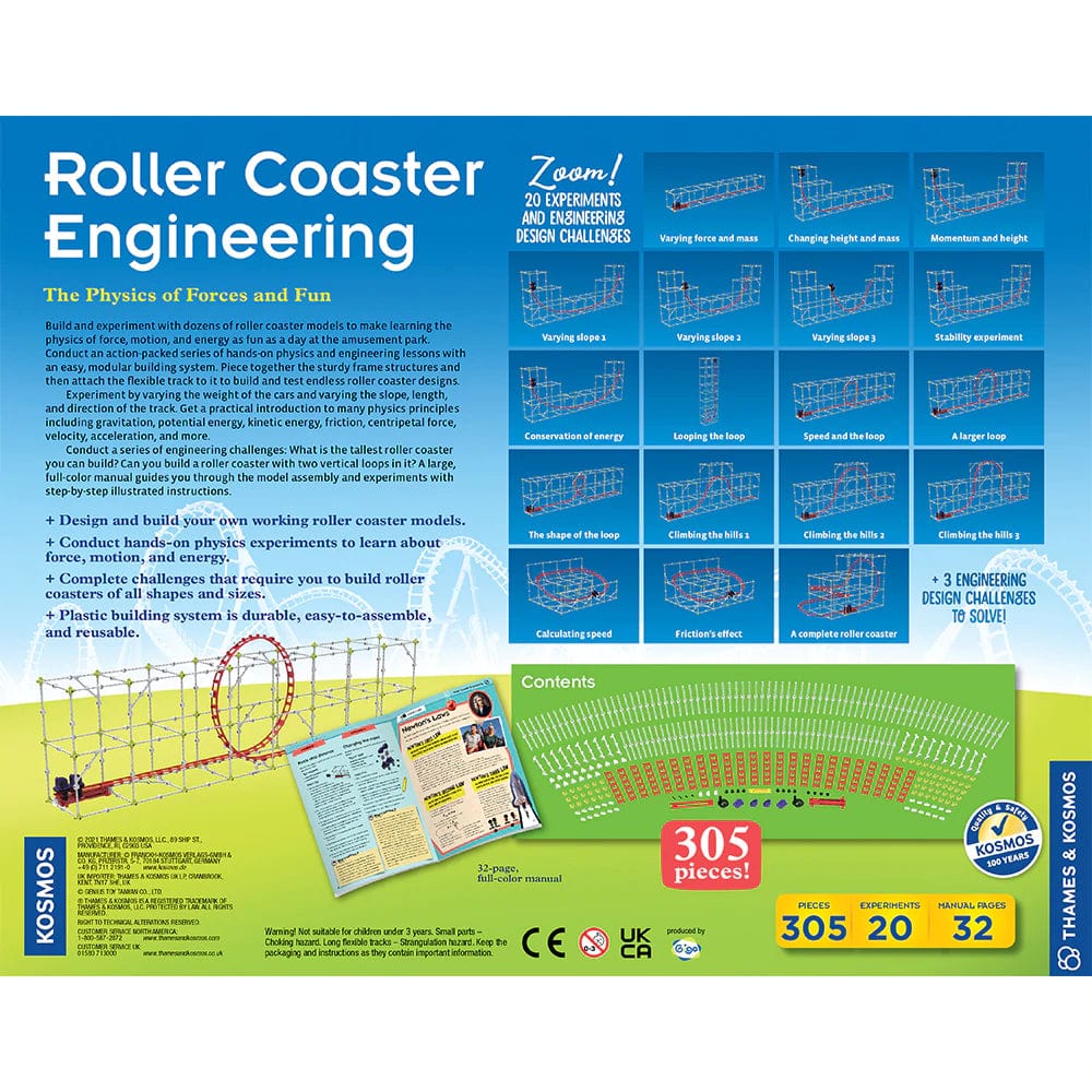 Thames & Kosmos Science Experiments Roller Coaster Engineering