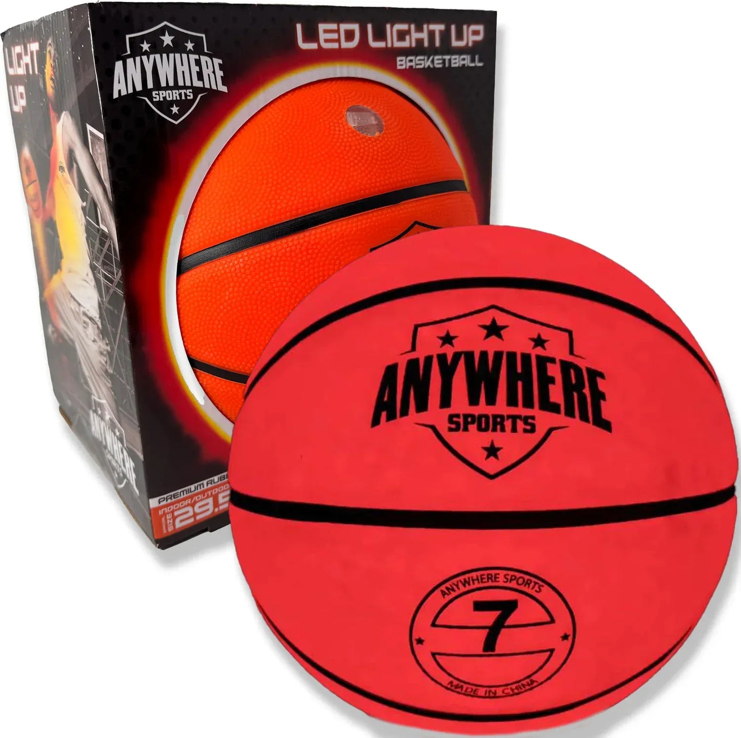 Thin Air Brands Physical Play Pro Glow Light-Up Basketball
