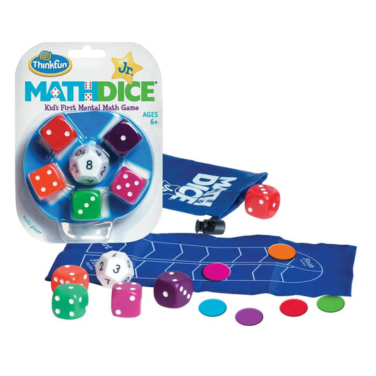 Thinkfun Educational Play Games Math Dice Jr.