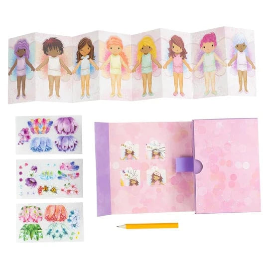 Tiger Tribe Art & Craft Activity Kits Mini Transfer Magic - Flower Fairies