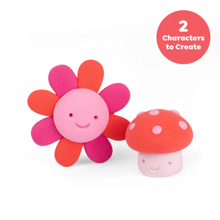 Tiger Tribe Clay Arts & Crafts Super Clay - Sunset (Pink & Red)