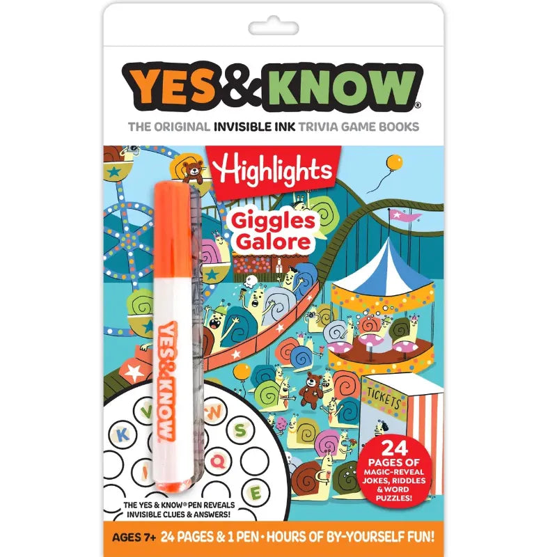 Tree Town Toys Coloring & Painting Books Yes & Know Highlights - Giggles Galore