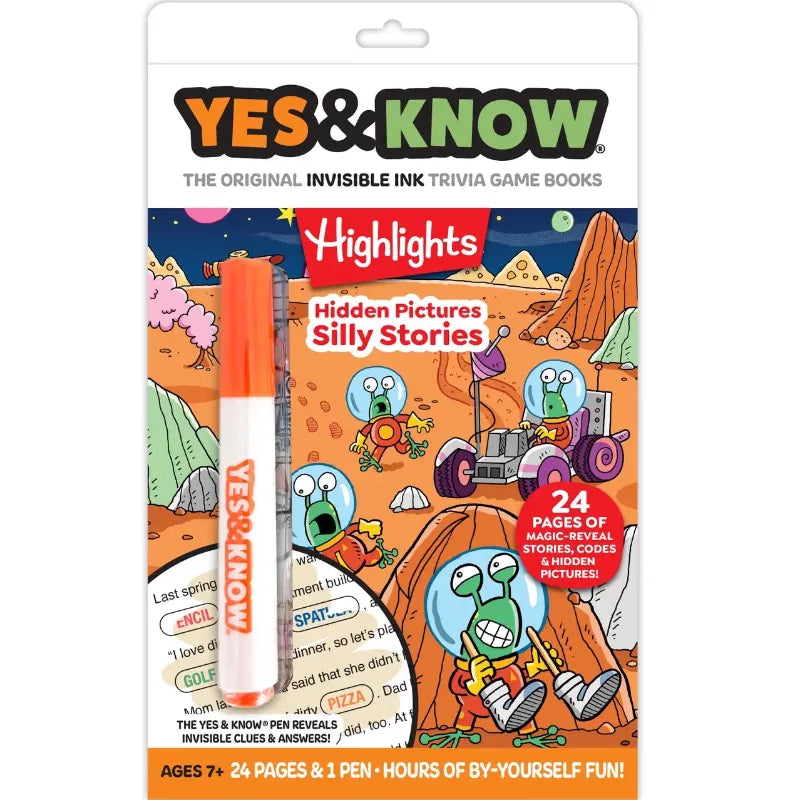 Tree Town Toys Coloring & Painting Books Yes & Know Highlights - Silly Stories
