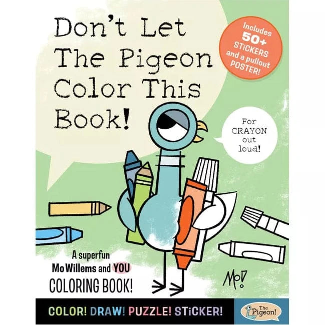 Union Square Kids Coloring & Painting Books Don't Let The Pigeon Color This Book!