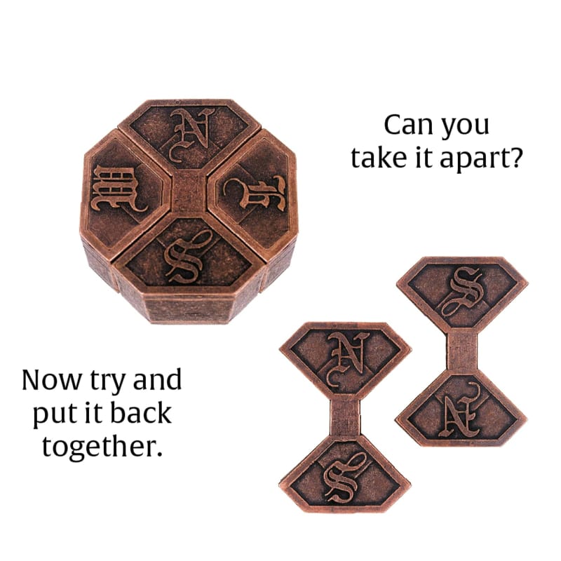 University Games Brain Teaser Games News - Hanayama Level 6