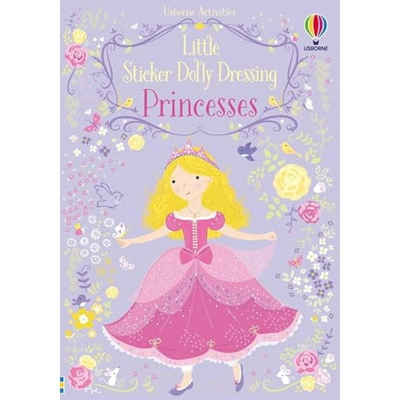 Usborne Activity Books Little Sticker Dolly Dressing Princesses