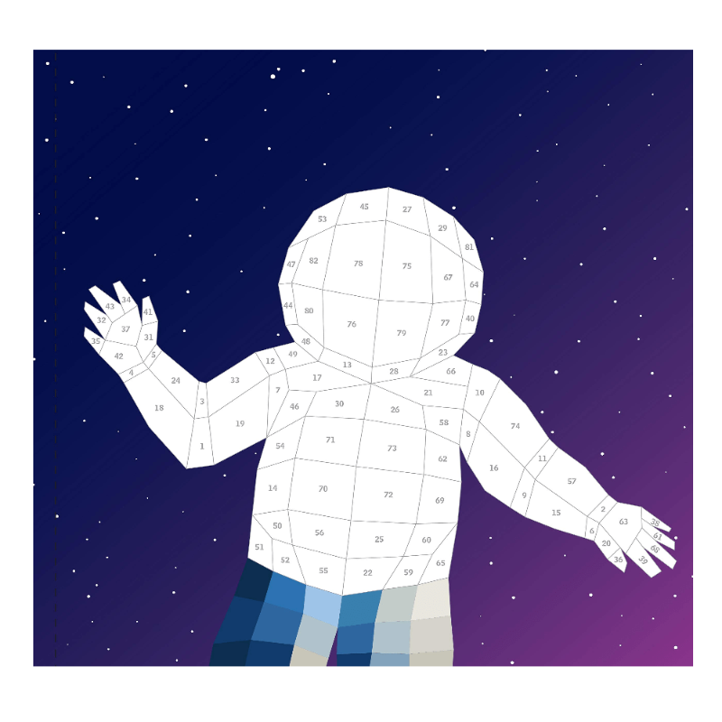 Workman Publishing Co Activity Books Paint by Sticker Kids - Outer Space