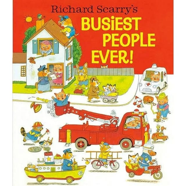 World of Eric Carle Hardcover Books Richard Scarrys Busiest People Ever