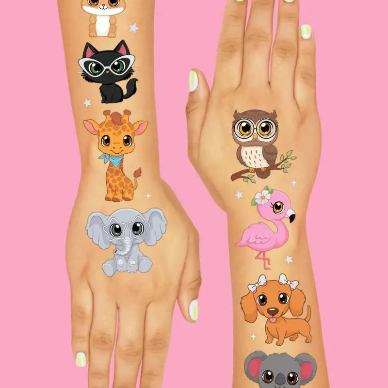 xo Fetti Big Eye Animal Temporarry Tattoos