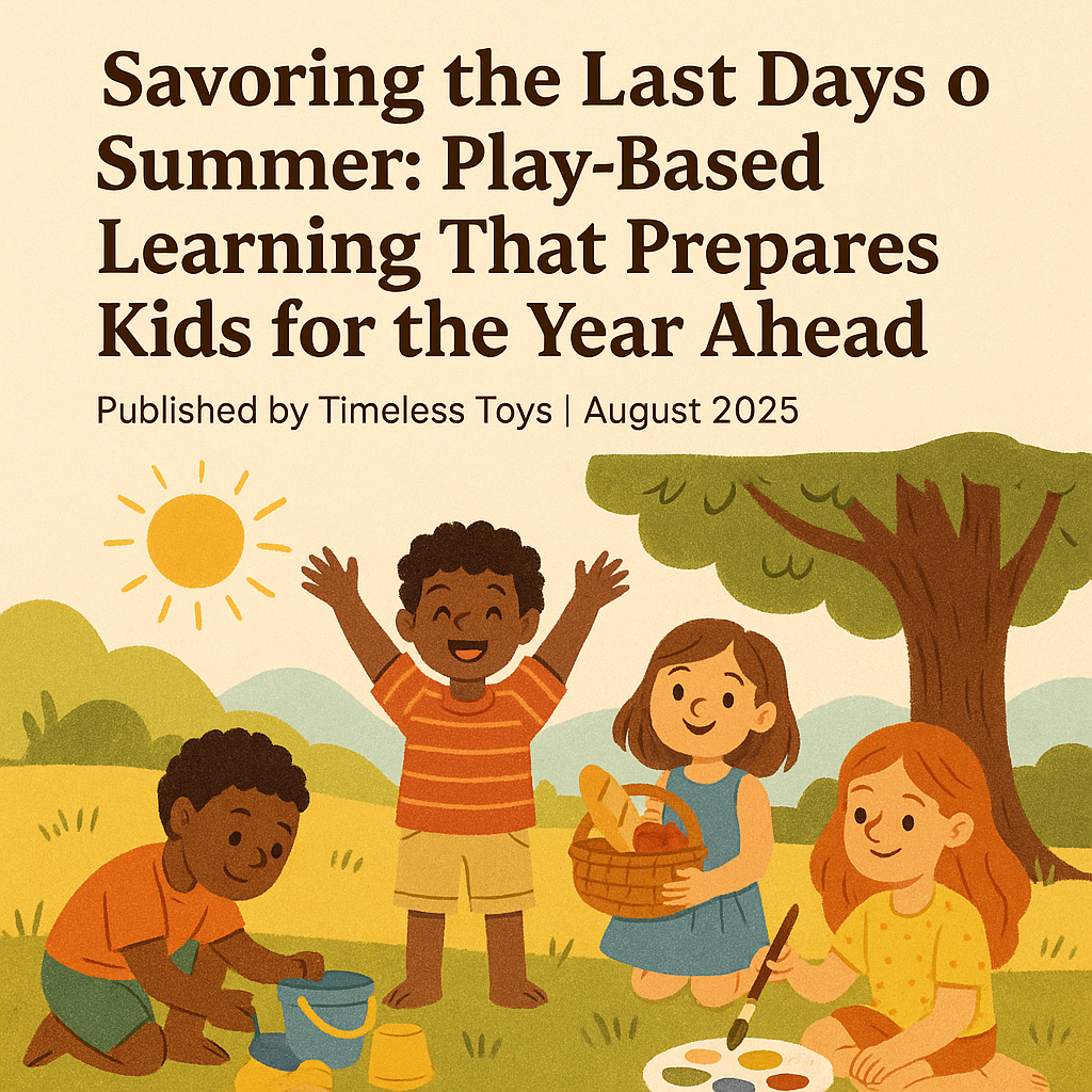 Savoring the Last Days of Summer: Play-Based Learning That Prepares Kids for the Year Ahead