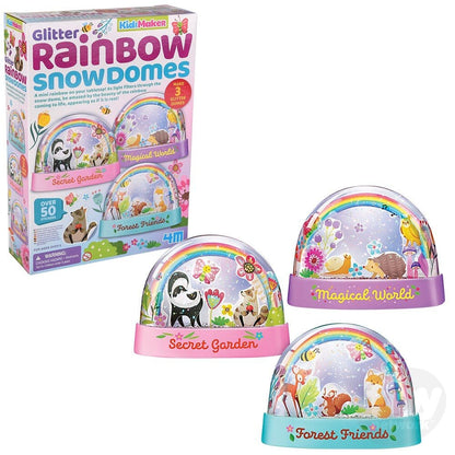 4M Art & Craft Activity Kits Default Glitter Rainbow Snow Dome Kit