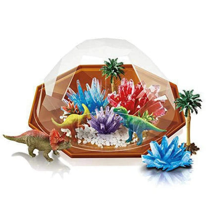 4M Science Experiments Default Crystal Growing Dinosaur Terrarium