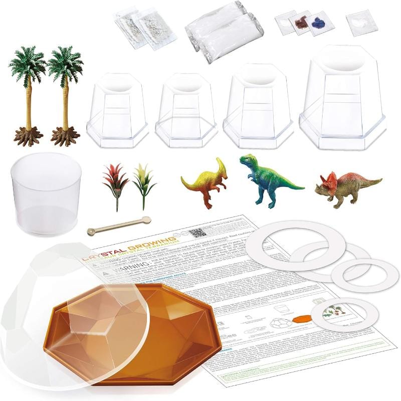 4M Science Experiments Default Crystal Growing Dinosaur Terrarium