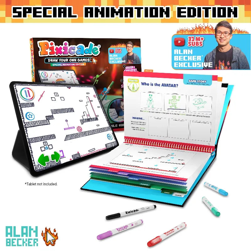 Abacus STEM Toys Pixicade Special Animation Ed. Alan Becker