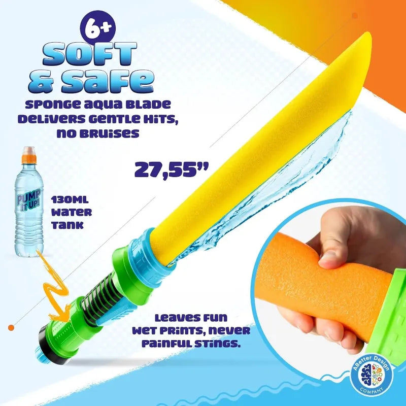ABetter Design Company Water Toys Aqua Sword (Assorted Colors)