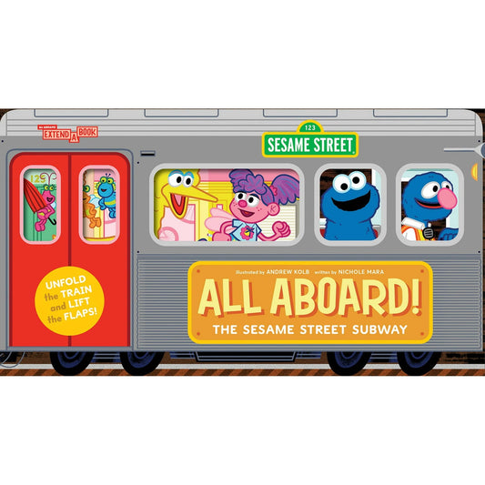 Abrams Board Books Default All Aboard! The Sesame Street Subway (Board Book)