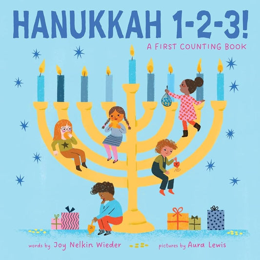 Abrams Hanukkah Books Hanukkah 1-2-3! A First Counting Book (Board Book)
