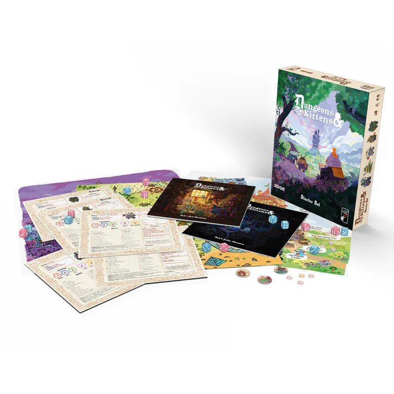 ACD Distribution, LLC Strategy Games Dungeons & Kittens RPG Starter Set