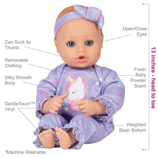 Adora Dolls Dolls PlayTime Baby - Unicorn Glitter