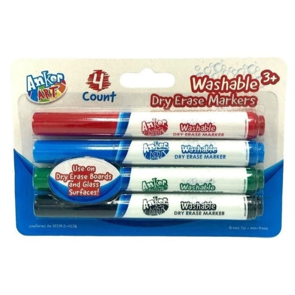 Anker Play Products Markers, Pens, Brushes & Crayons Dry Erase Markers - 4 Count