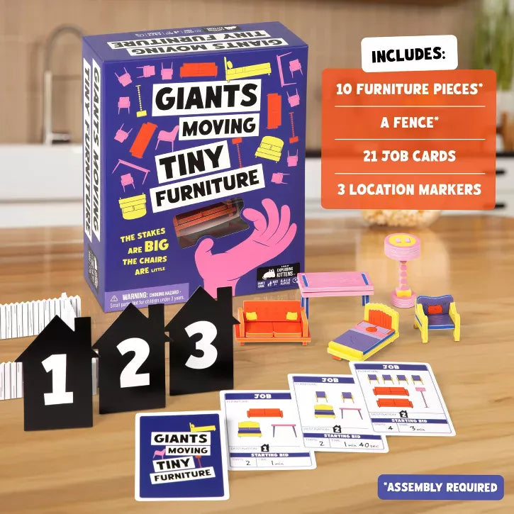 Asmodee Card Games Giants Moving Tiny Furniture