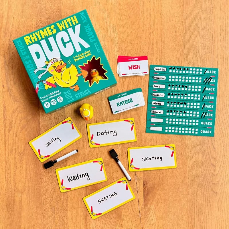 Asmodee Word Games Rhymes with Duck