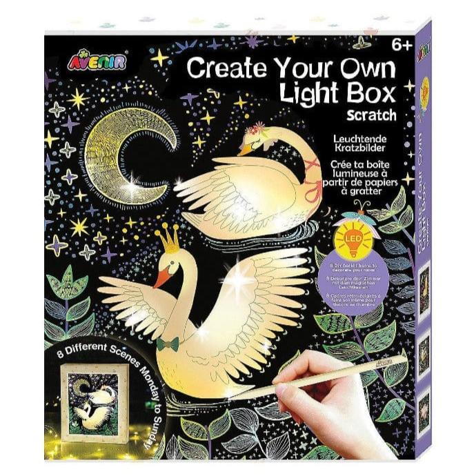 Avenir Scratch Arts & Crafts Create Your Own Light Box Art