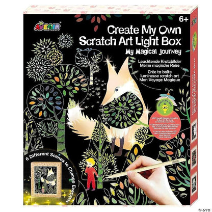 Avenir Scratch Arts & Crafts Default Create My Own Scratch Art Light Box: My Magical Journey