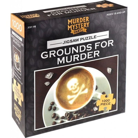 BePuzzled 1000 Piece Puzzles Murder Mystery Party - Grounds for Murder 1000 Piece Puzzle