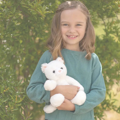 Beverly Hills Teddy Bear Company Plush Cats Karing White Kitten Lushee