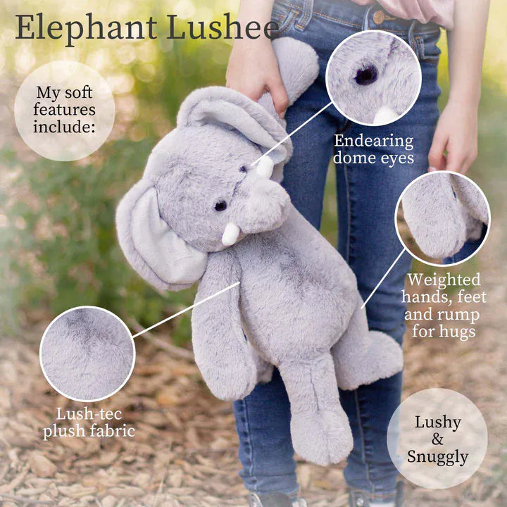 Beverly Hills Teddy Bear Company Plush Safari & Jungle Trunks Elephant Lushee
