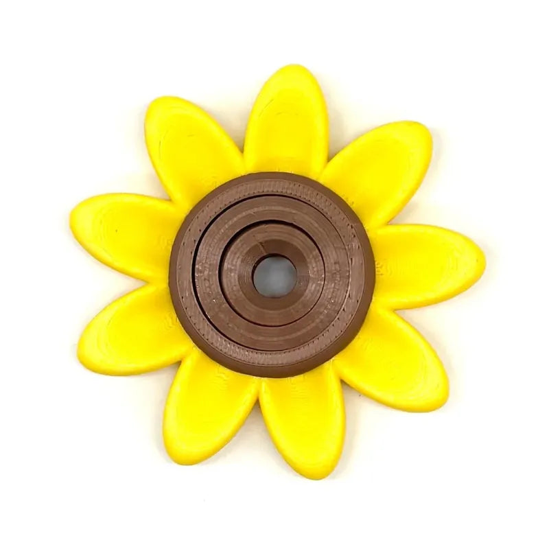 Bippits by Bumpa Fidget Toys Gyro Spinner Sunflower