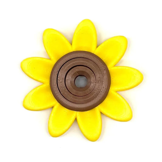 Bippits by Bumpa Fidget Toys Gyro Spinner Sunflower