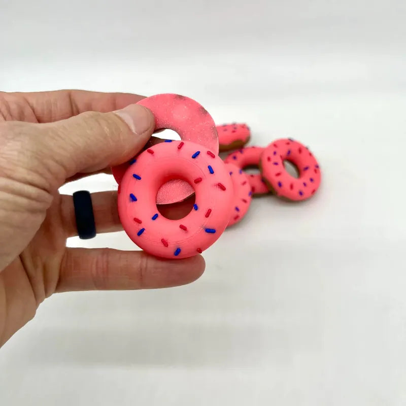 Bippits by Bumpa Fidget Toys SugarGlider - Donut Slider (Assorted Colors)
