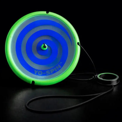 Blue Orange Games Physical Play Yo-Spin - Glow-in-the Dark