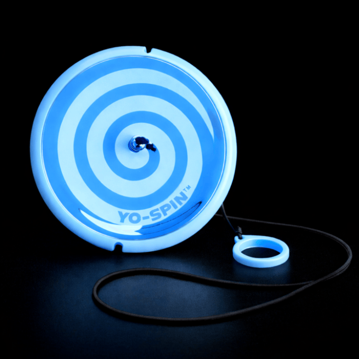 Blue Orange Games Physical Play Yo-Spin Metallic Blue