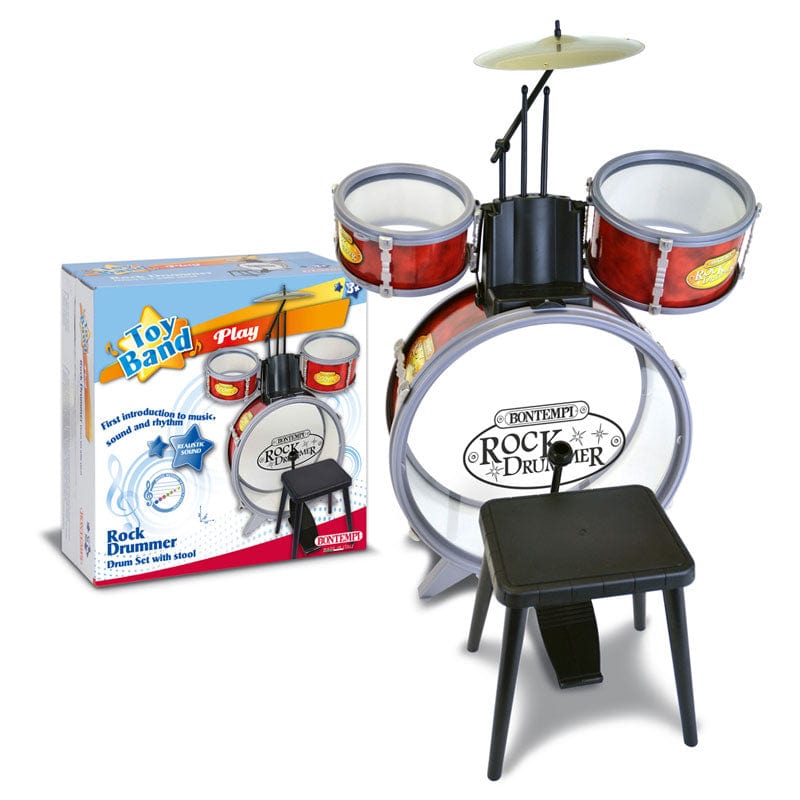 Bontempi Music Default Drum Set with Stool