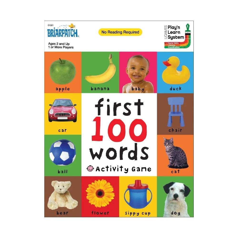 Briarpatch Educational Play Games First 100 Words Activity Game