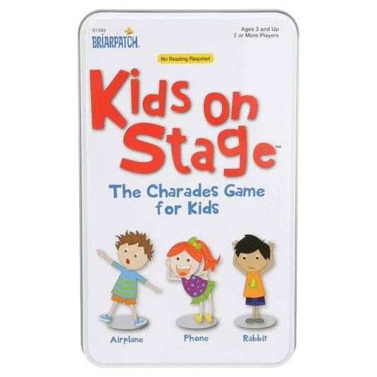 Briarpatch Physical Play Games Kids On Stage Tin Charades