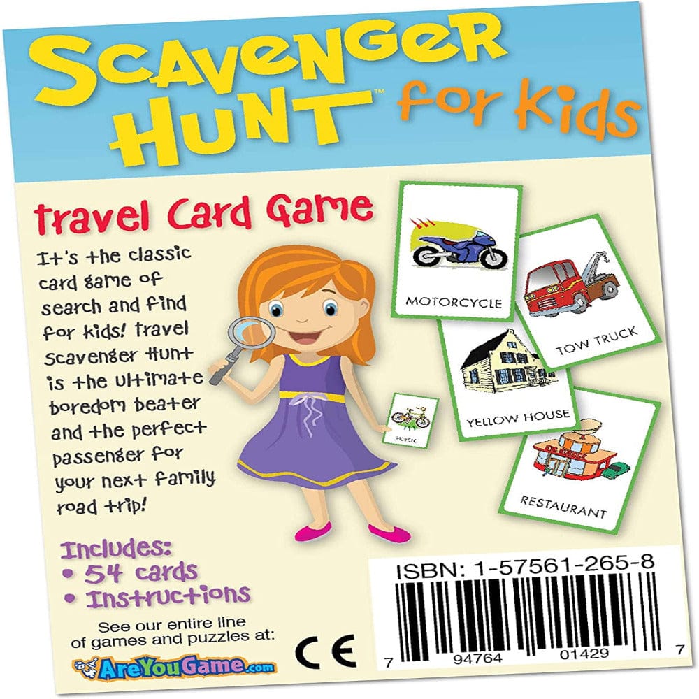 Briarpatch Travel Games Travel Scavenger Hunt For Kids Card Game
