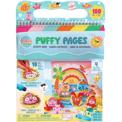 Bright Stripes Activity Books Puffy Pages