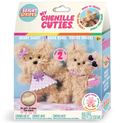 Bright Stripes Art & Craft Activity Kits DIY Chenille Cuties- Beary Sweet