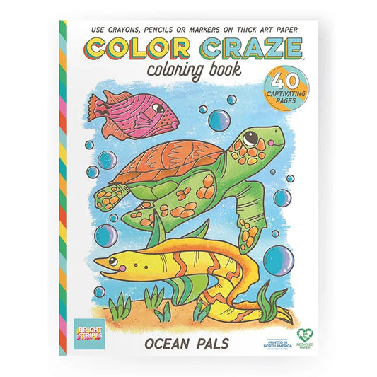 Bright Stripes Coloring & Painting Books Default Color Craze - Ocean Pals Coloring Book