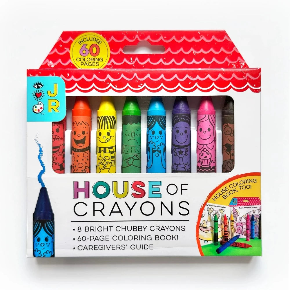 Bright Stripes Coloring & Painting Books Default House of Crayons with Coloring Book